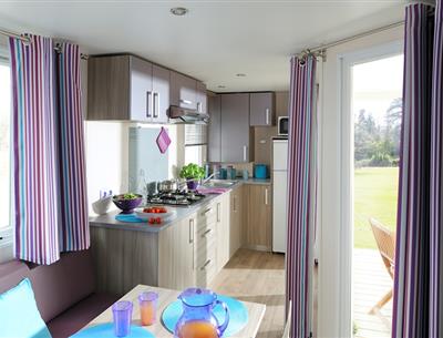 Mobilheim für 4 Personen auf dem Campingplatz Kost ar Mor Fouesnant Les Glénan zu vermieten