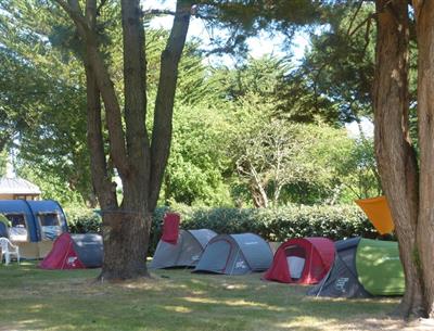  Stellplatz des Campingplatzes Kost Ar Moor Fouesnant