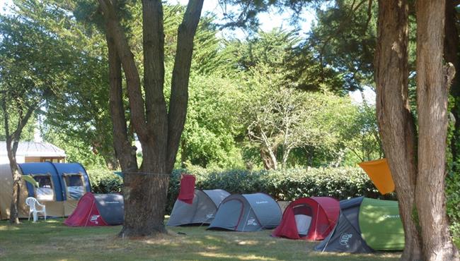  Stellplatz des Campingplatzes Kost Ar Moor Fouesnant
