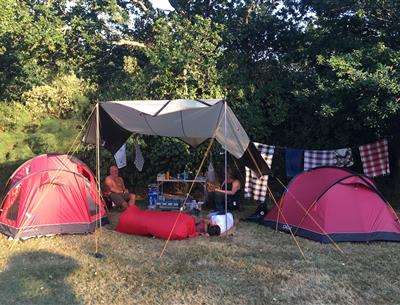  Stellplatz des Campingplatzes KostArMoor Fouesnant