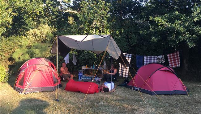  Stellplatz des Campingplatzes KostArMoor Fouesnant