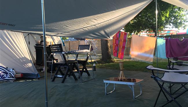  Stellplatz des Campingplatzes KostAr Moor Fouesnant