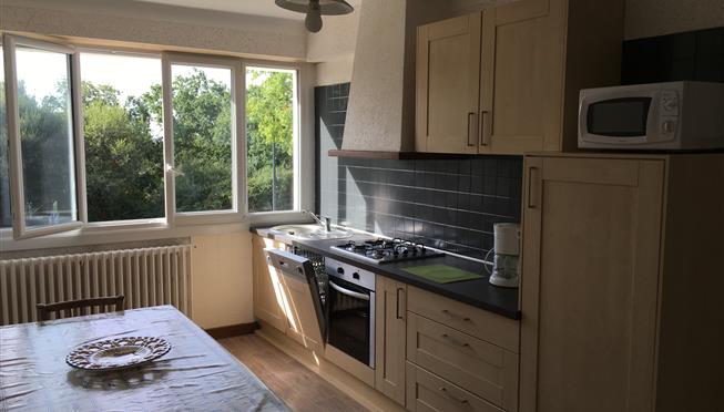  küche ferienwohnung - camping kost ar moor - Camping Kost Ar Moor - Fouesnant