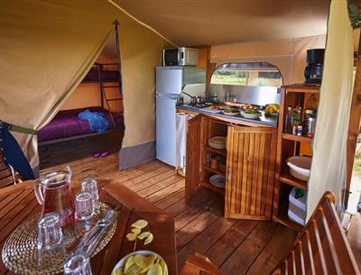  kostarmoor campingplatz - mietküchen zelt