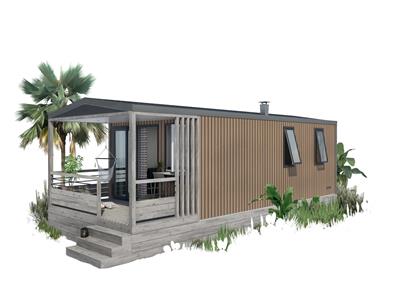 Panorama Cottage Mobilheim mieten Premium Camping Kost Ar Moor Fouesnant Bretagne