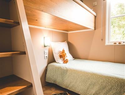 Panorama Cottage Mobilheim mieten Premium Camping Kost Ar Moor Fouesnant Bretagne