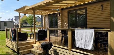 Hütte mobilheim zu vermieten premium gartenseite campingplatz Kost Ar Moor fouesnant bretagne - Camping Kost Ar Moor - Fouesnant