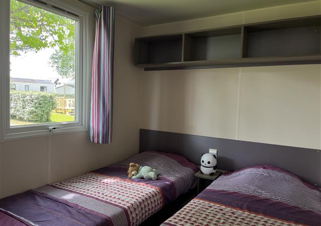 Mobilheim Grand Confort auf dem Campingplatz KostArMoor in Fouesnant zu vermieten