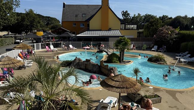 Wasserfläche von Camping Kost Ar Moor in Fouesnant - Les Glénan.