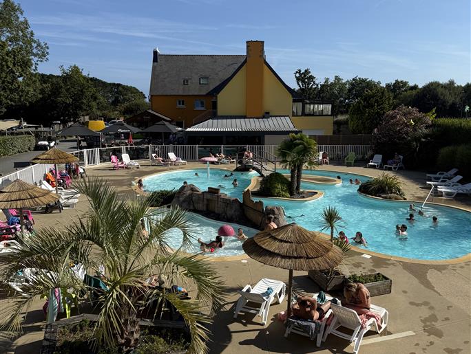 Wasserfläche von Camping Kost Ar Moor in Fouesnant - Les Glénan.