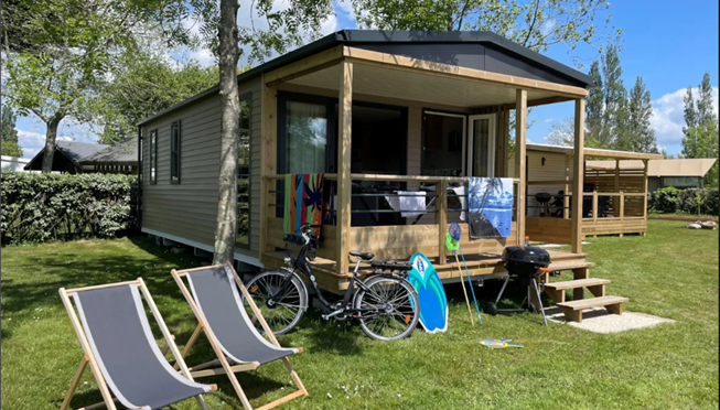 Panorama Cottage Mobilheim mieten Premium Camping Kost Ar Moor Fouesnant Bretagne - Camping Kost Ar Moor - Fouesnant