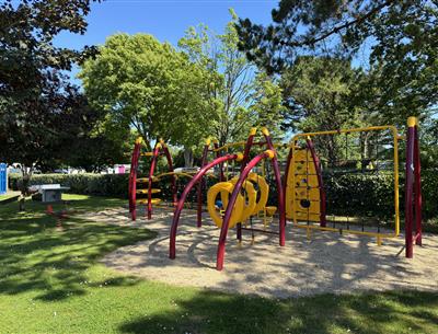 Spielplatz auf dem Campingplatz Kost Ar Moor