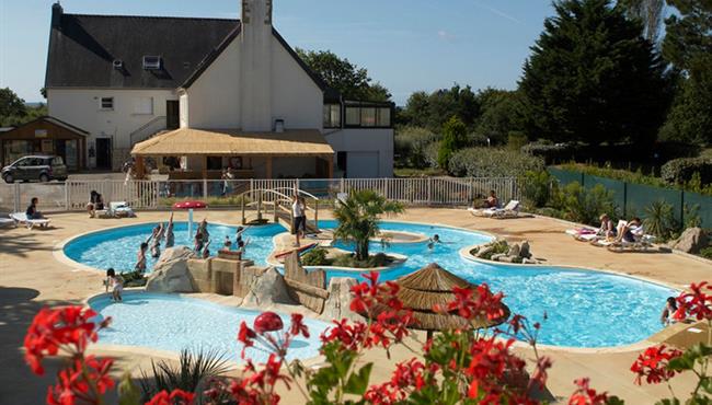 Wasserfläche von Camping Kost Ar Moor in Fouesnant - Les Glénan.