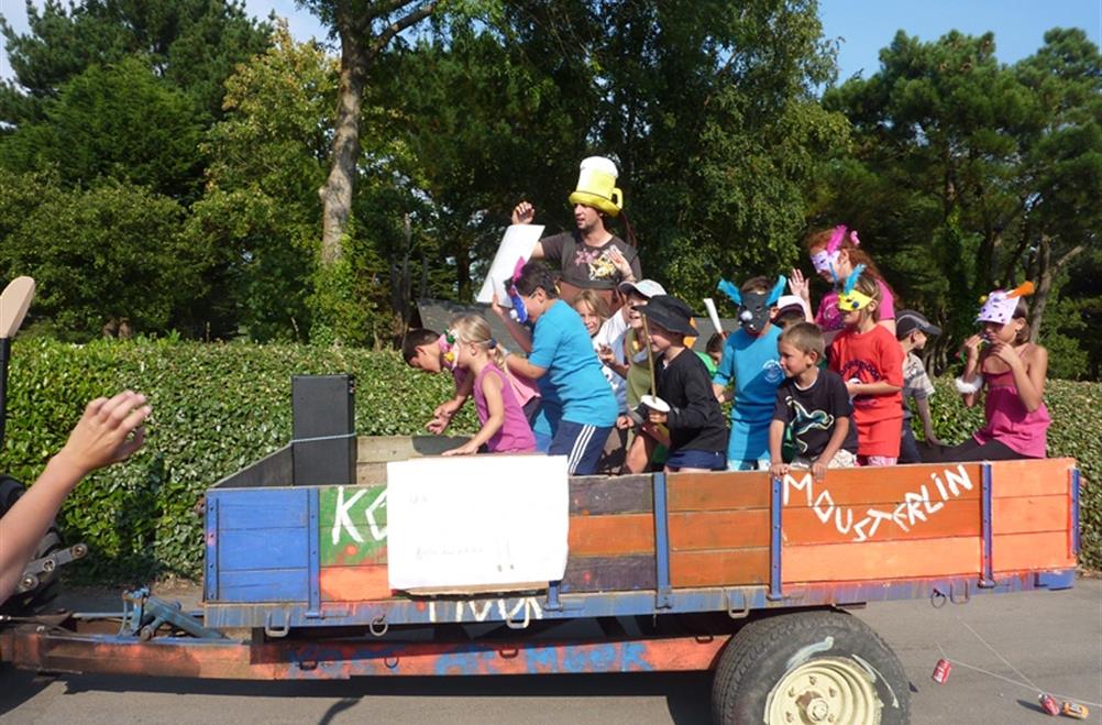 Der Kinderclub des Campingplatzes KostArMoor Fouesnant
