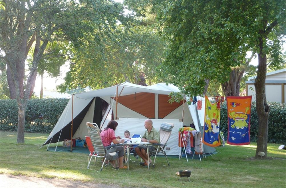  Stellplatz des Campingplatzes Kost Ar Mor Fouesnant