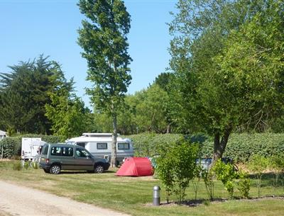  Stellplatz des Campingplatzes Kostarmoor Fouesnant