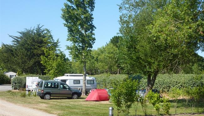  Stellplatz des Campingplatzes Kostarmoor Fouesnant