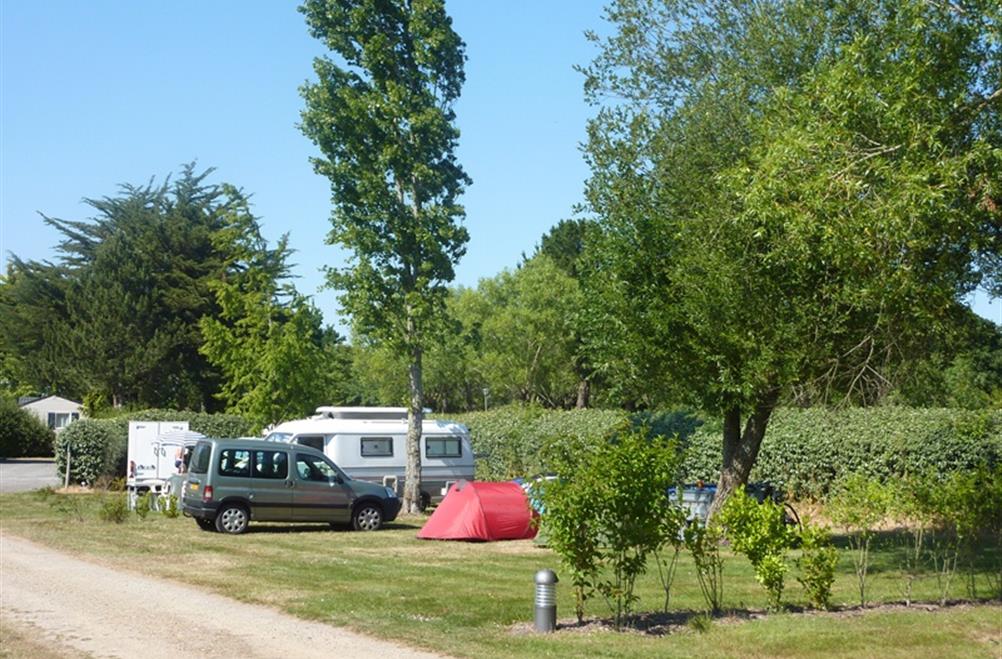  Stellplatz des Campingplatzes Kostarmoor Fouesnant