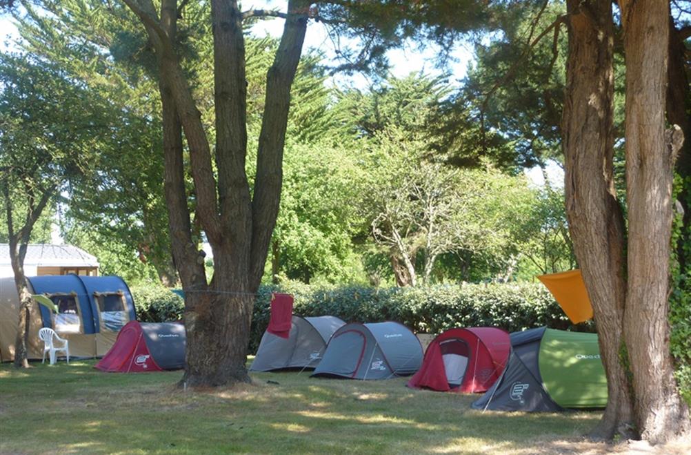  Stellplatz des Campingplatzes Kost Ar Moor Fouesnant