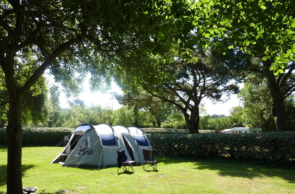  Stellplatz des Campingplatzes KostArMor Fouesnant