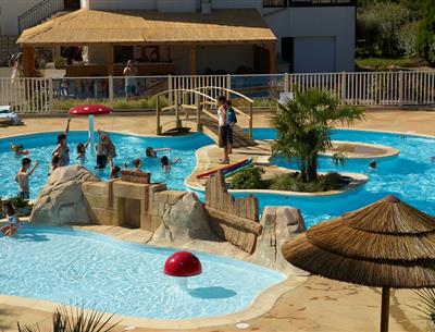 Wasserfläche von Camping Kost Ar Moor in Fouesnant - Les Glénan.
