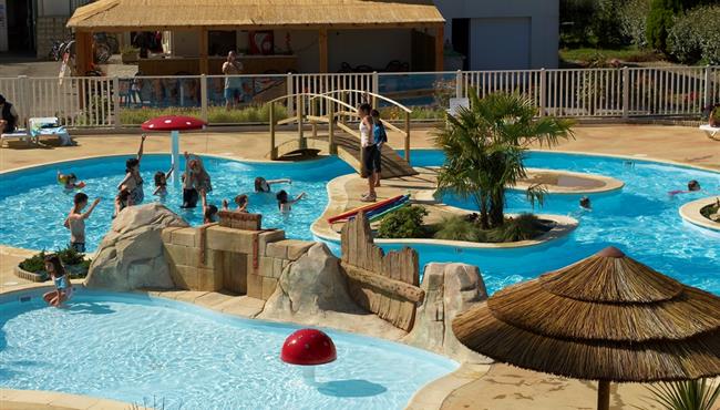 Wasserfläche von Camping Kost Ar Moor in Fouesnant - Les Glénan.