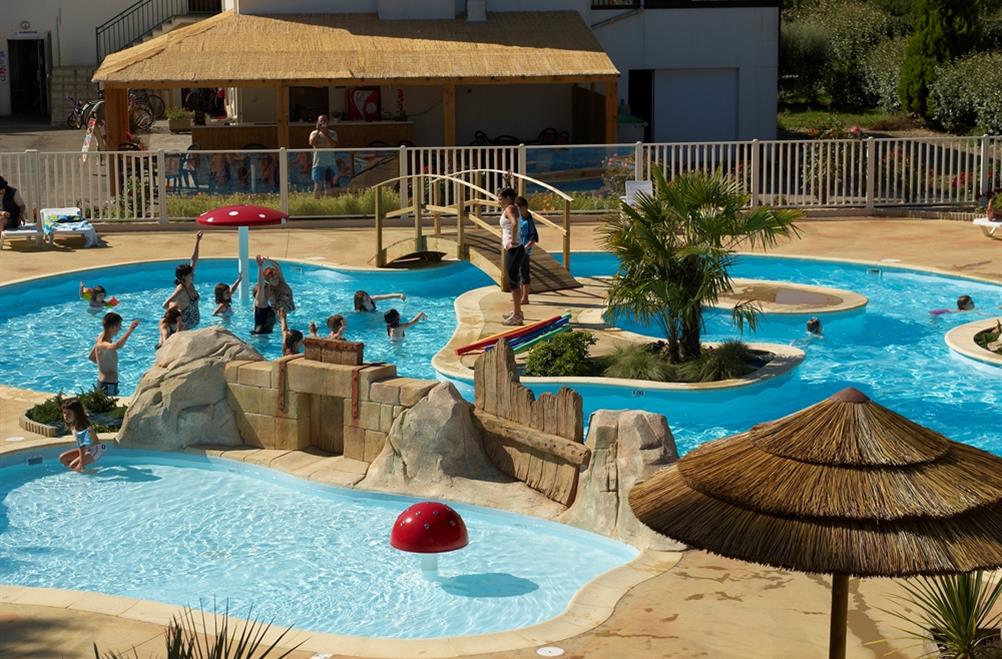 Wasserfläche von Camping Kost Ar Moor in Fouesnant - Les Glénan.