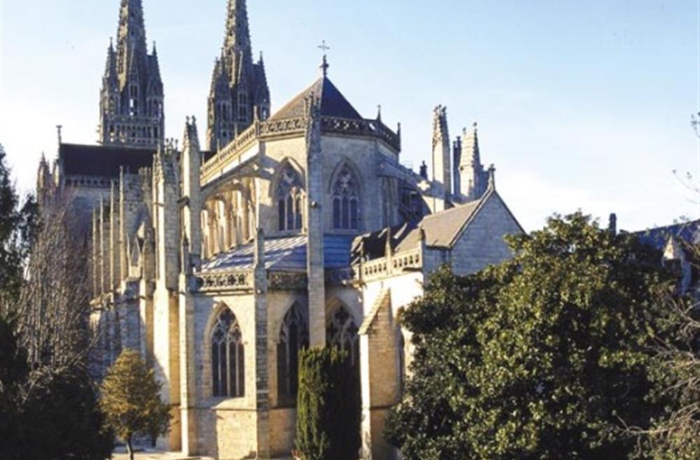 Quimper seine Kathedrale Finistère