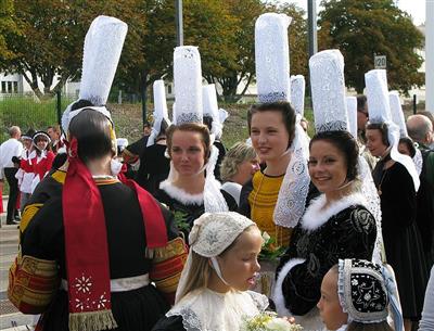  die berühmten Bigoudènes (Pays Bigouden - südliches Finistère)