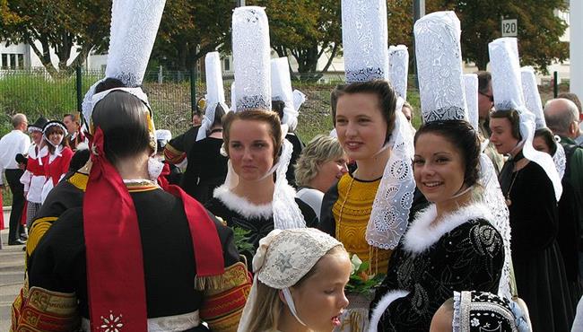  die berühmten Bigoudènes (Pays Bigouden - südliches Finistère)