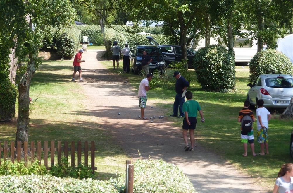Petanque-Turniere auf dem Campingplatz Kost Ar Moor in Fouesnant