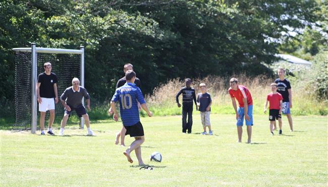  Fußballspiel auf dem Campingplatz Kost Ar Moor in Fouesnant