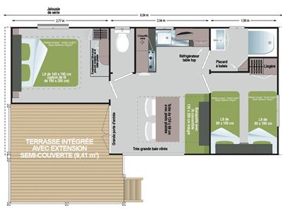 Pacific Premium Modell Kostarmor Campingplatz