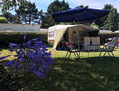  Stellplatz des Campingplatzes Kost Ar Moor Fouesnant