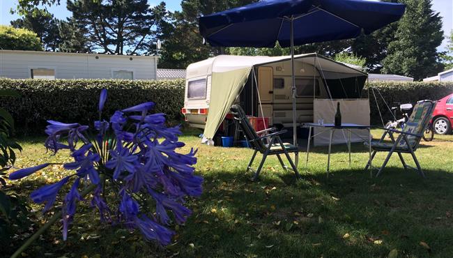  Stellplatz des Campingplatzes Kost Ar Moor Fouesnant