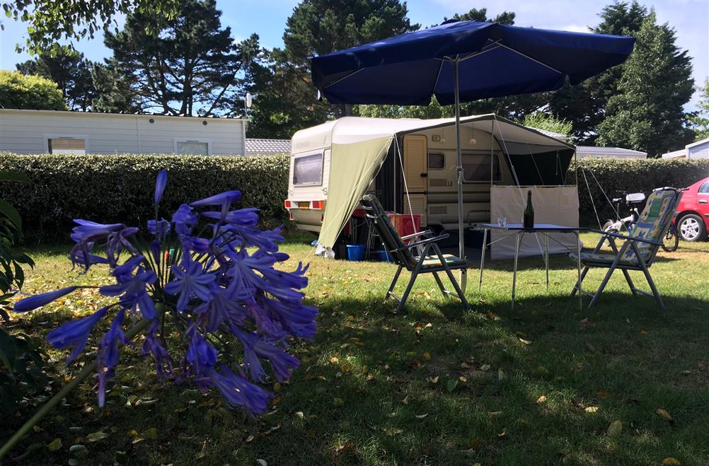  Stellplatz des Campingplatzes Kost Ar Moor Fouesnant