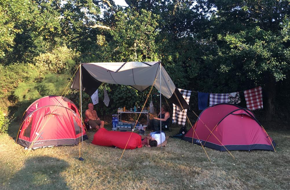  Stellplatz des Campingplatzes KostArMoor Fouesnant