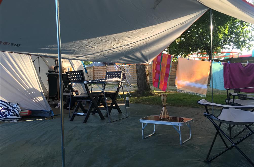  Stellplatz des Campingplatzes KostAr Moor Fouesnant