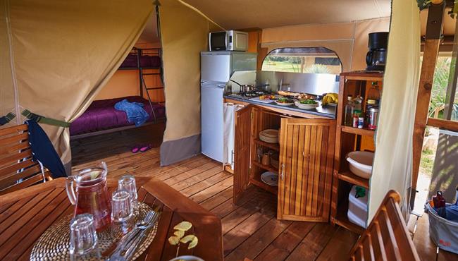 kostarmoor campingplatz - mietküchen zelt