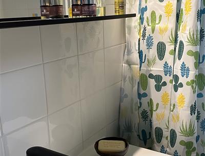 Badezimmer der Wohnung für 2 Personen in Fouesnant - Camping kost ar Moor
