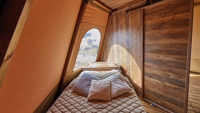 Glamping Fouesnant Südbretagne Tipi Elternzimmer