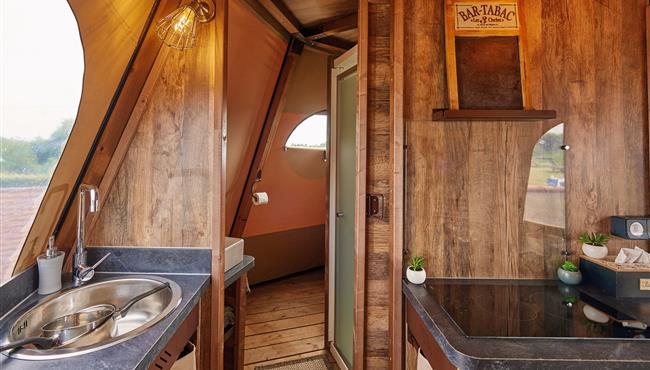 Glamping Fouesnant Tipi Keramikkochen