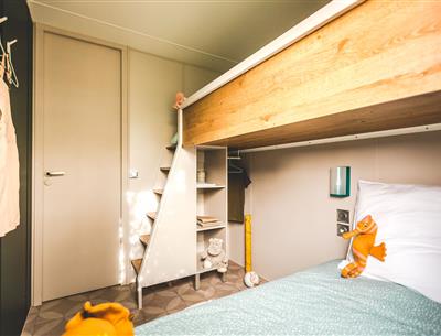 Hütte Mobilheim zu vermieten 3 Schlafzimmer Camping Kost Ar Moor Fouesnant Bretagne