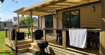 Hütte mobilheim zu vermieten premium gartenseite campingplatz Kost Ar Moor fouesnant bretagne - Camping Kost Ar Moor - Fouesnant