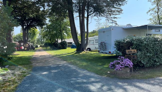  Stellplatz des Campingplatzes Kost Ar Moor Fouesnant