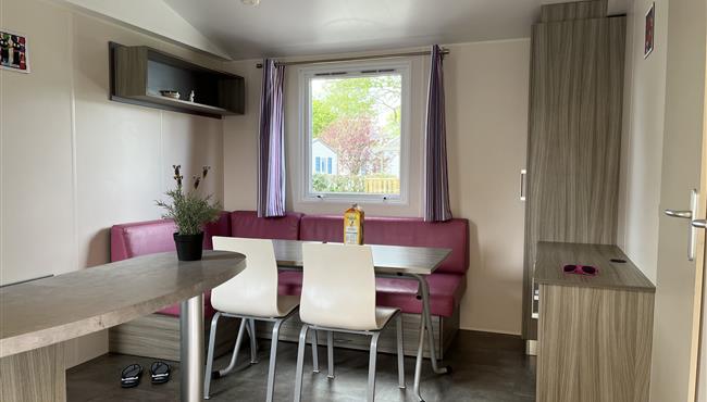 Mobilheim Grand Confort auf dem Campingplatz KostArMoor in Fouesnant zu vermieten
