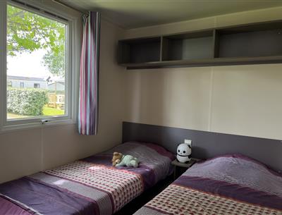 Mobilheim Grand Confort auf dem Campingplatz KostArMoor in Fouesnant zu vermieten