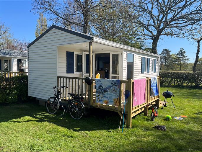 Mobilheim Pacifique zu vermieten auf dem Campingplatz KostArMor in Fouesnant