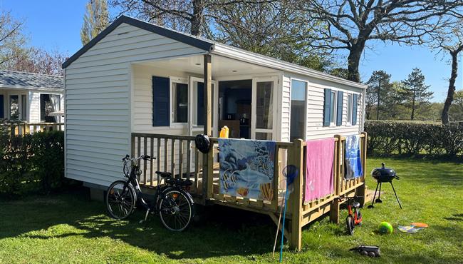 Mobilheim Pacifique zu vermieten auf dem Campingplatz KostArMor in Fouesnant