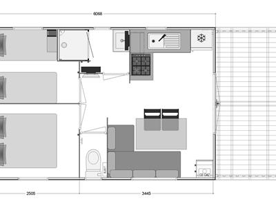 Vermietung von Mobilheim Panorama Camping Kost-Ar-Moor
